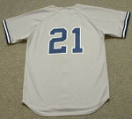 PAUL O'NEILL New York Yankees 1998 Majestic Throwback Away Baseball Jersey