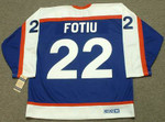 NICK FOTIU New York Rangers 1978 CCM Vintage Throwback NHL Hockey Jersey