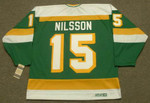 KENT NILSSON Minnesota North Stars 1985 CCM Vintage Throwback NHL Jersey -Back