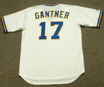 JIM GANTNER Milwaukee Brewers 1977 Majestic Cooperstown Throwback Home Jersey