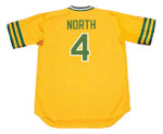 BILL NORTH Oakland Athletics 1974 Majestic Cooperstown Throwback Baseball Jersey