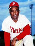 TONY TAYLOR Philadelphia Phillies 1960's Majestic Throwback Baseball Jersey