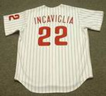 PETE INCAVIGLIA Philadelphia Phillies 1993 Majestic Throwback Baseball Jersey