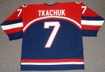 KEITH TKACHUK 2002 USA Nike Olympic Throwback Hockey Jersey