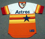 BILL DORAN Houston Astros 1980's Home Majestic Baseball Throwback Jersey - Front