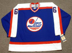 BARRY MELROSE Winnipeg Jets 1979 Away CCM NHL Vintage Throwback Jersey - FRONT