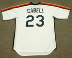 ENOS CABELL Houston Astros 1984 Majestic Cooperstown Throwback Baseball Jersey