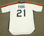 TERRY PUHL Houston Astros 1984 Majestic Cooperstown Throwback Baseball Jersey