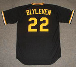 BERT BLYLEVEN Pittsburgh Pirates 1978 Away Majestic Throwback Baseball Jersey - BACK