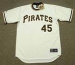 JOHN CANDELARIA Pittsburgh Pirates 1976 Majestic Cooperstown Throwback Baseball Jersey