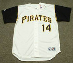 GENE ALLEY Pittsburgh Pirates 1966 Majestic Throwback Home Baseball Jersey