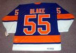 JASON BLAKE New York Islanders 1970's CCM Vintage Throwback Away Hockey Jersey