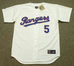 IAN KINSLER Texas Rangers 1990's Majestic Cooperstown Throwback Baseball Jersey