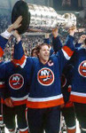 DENIS POTVIN New York Islanders 1982 Away CCM Vintage Throwback NHL Hockey Jersey - action