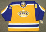 STEVE DUCHESNE Los Angeles Kings 1987 CCM Vintage Throwback NHL Hockey Jersey