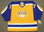 JIMMY CARSON Los Angeles Kings 1987 CCM Vintage Throwback NHL Hockey Jersey - FRONT