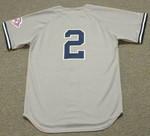 DEREK JETER New York Yankees 2003 Majestic Throwback Away Baseball Jersey