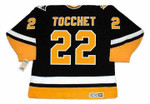 RICK TOCCHET Pittsburgh Penguins 1993 CCM Throwback NHL Hockey Jersey - back