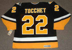 RICK TOCCHET  Pittsburgh Penguins 1993 CCM Vintage Throwback Away Hockey Jersey