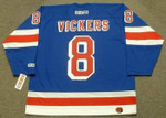 STEVE VICKERS New York Rangers 1970's CCM Throwback Hockey Jersey