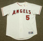 Albert Pujols 2014 Los Angeles Angels Majestic MLB Home Throwback Jersey - FRONT