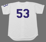 DON DRYSDALE 1950's Majestic Throwback Home Brooklyn Dodgers Jersey - BACK