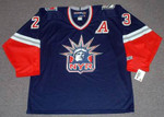 JEFF BEUKEBOOM New York Rangers 1998 CCM Throwback Alternate NHL Jersey