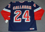 RYAN CALLAHAN New York Rangers 2006 CCM Throwback Alternate NHL Jersey