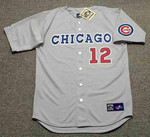 SHAWON DUNSTON Chicago Cubs 1990 Away Majestic Baseball Throwback Jersey - FRONT