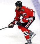 DUSTIN BYFUGLIEN Chicago Blackhawks 2010 REEBOK Throwback NHL Hockey Jersey