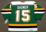 DAVE GAGNER Mn North Stars Jersey 1989 CCM Vintage Throwback NHL - BACK