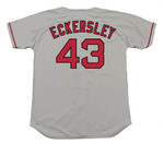 DENNIS ECKERSLEY Boston Red Sox 1998 Majestic Throwback Away Baseball Jersey - Back