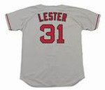 JON LESTER Boston Red Sox 2008 Majestic Throwback Away Baseball Jersey