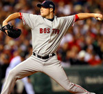 JON LESTER Boston Red Sox 2008 Majestic Throwback Away Baseball Jersey
