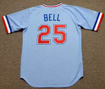 BUDDY BELL Texas Rangers 1981 Majestic Cooperstown Throwback Baseball Jersey