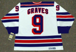 1996 New York Rangers Home CCM Throwback ADAM GRAVES Retro hockey jersey - BACK