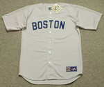 CARLTON FISK Boston Red Sox 1980 Majestic Cooperstown Throwback Away Jersey