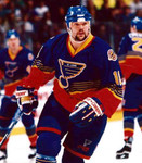 TONY TWIST St. Louis Blues 1996 Away CCM NHL Vintage Throwback Jersey