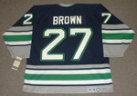 JEFF BROWN Hartford Whalers 1995 CCM Vintage Throwback NHL Jersey