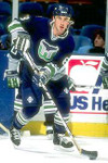 GEOFF SANDERSON 1993 Away CCM Hartford Whalers Hockey Jersey - ACTION