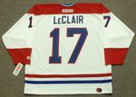 JOHN LeCLAIR Montreal Canadiens 1993 Home CCM Throwback NHL Hockey Jersey - BACK