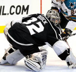 JONATHAN QUICK Los Angeles Kings 2014 REEBOK Throwback NHL Hockey Jersey