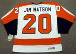 JIM WATSON Philadelphia Flyers 1974 CCM Vintage Throwback Home NHL Jersey - Back