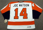 JOE WATSON Philadelphia Flyers 1974 CCM Vintage Throwback Home NHL Jersey - Back