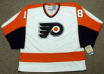 ROSS LONSBERRY Philadelphia Flyers 1974 CCM Vintage Throwback Home NHL Jersey - Front