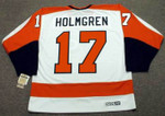 PAUL HOLMGREN Philadelphia Flyers 1980 CCM Vintage Throwback Home NHL Jersey - Back