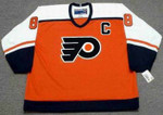 ERIC LINDROS Philadelphia Flyers 1997 CCM Throwback Away NHL Hockey Jersey - Front