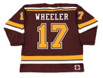 BLAKE WHEELER Minnesota Gophers 2007 NCAA Throwback Hockey Jersey - BACK