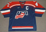 CHRIS CHELIOS 2002 USA Nike Olympic Throwback Hockey Jersey