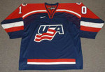 JOHN LeCLAIR 2002 USA Nike Olympic Throwback Hockey Jersey